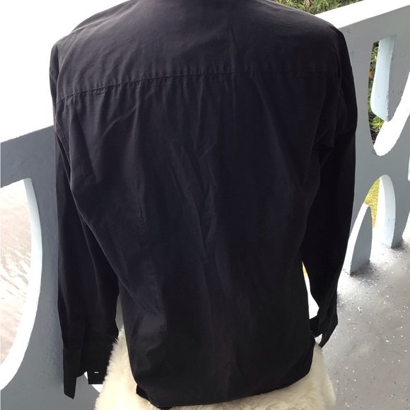 Dolce & Gabbana French Cuff Long Sleeve Button Down Top Shirt Size 34 - Picture 5 of 13